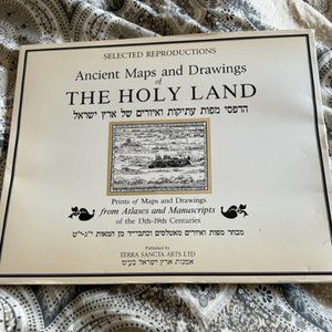 4 Reproductions of Ancient Maps and Drawings of the Holy Land